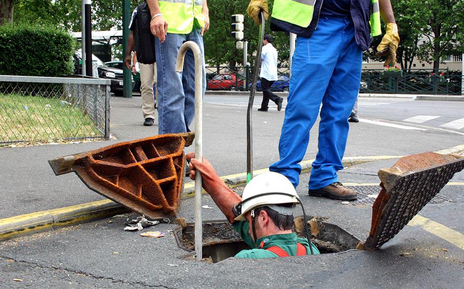 travaux assainissement Le Coudray-Montceaux